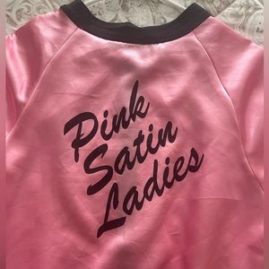 PINK SATIN LADIES Jacket – Halloween Costume – Ladies Large